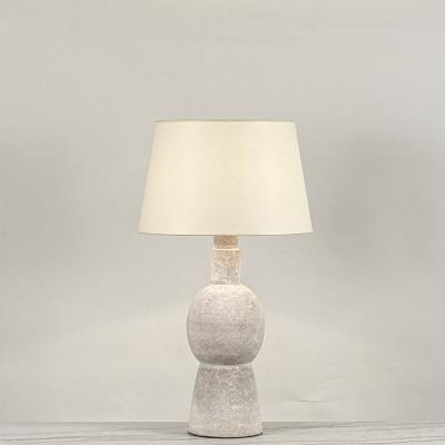 Design Fr res Pair of Large Bilboquet White Stoneware Lamps by Design Fr res