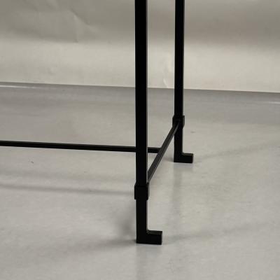  Design Fr res Pair of Large Diagramme Travertine Consoles by Design Fr res