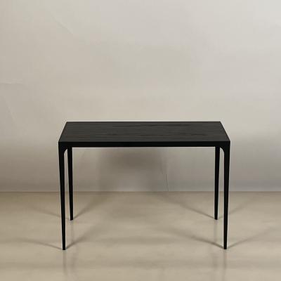 Design Fr res Pair of Large Esquisse Ebonized Oak End Tables by Design Fr res