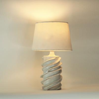  Design Fr res Pair of White Strates Ceramic Lamp by Design Fr res