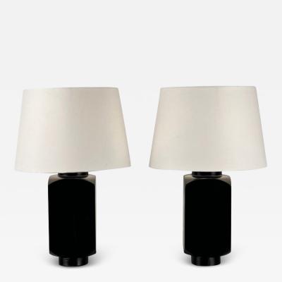  Design Fr res Pair of b ne Table Lamps with Parchment Shades by Design Fr res