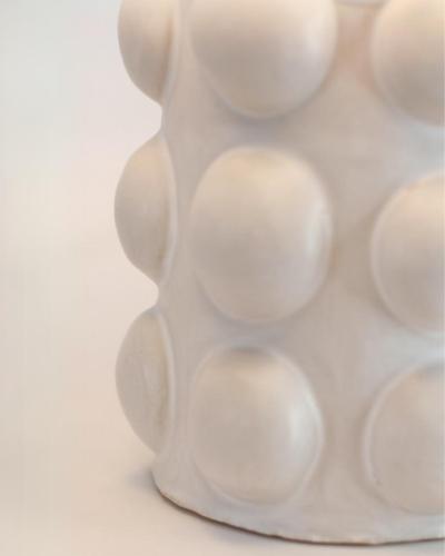  Design Fr res Pastille Satin White Glazed Ceramic Table Lamp by Design Fr res