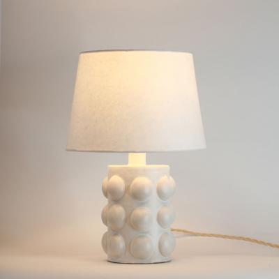  Design Fr res Pastille Satin White Glazed Ceramic Table Lamp by Design Fr res