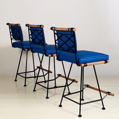  Design Fr res Set of 3 Los Feliz Swiveling Counter Stools by Design Fr res