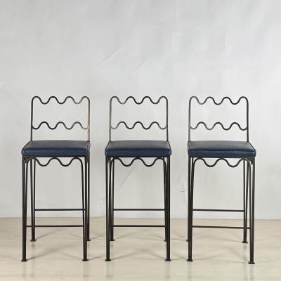  Design Fr res Set of 3 M andre Counter Stools by Design Fr res in COL