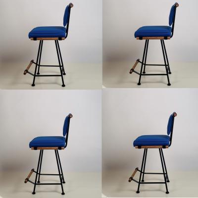  Design Fr res Set of 4 Los Feliz Swiveling Counter Stools by Design Fr res