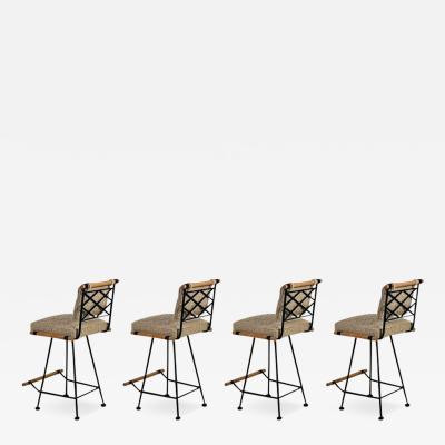  Design Fr res Set of 4 Los Feliz Swiveling Counter Stools by Design Fr res in COM