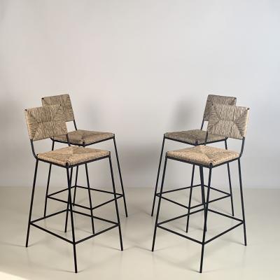  Design Fr res Set of 5 Campagne Counter Height Stools by Design Fr res