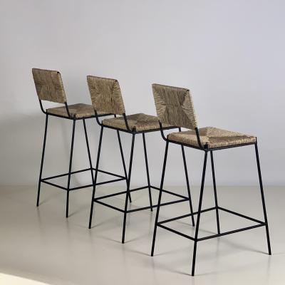  Design Fr res Set of 5 Campagne Counter Height Stools by Design Fr res