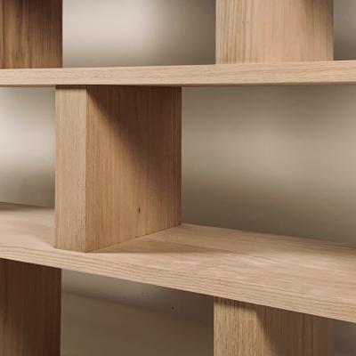  Design Fr res Six Shelves Verticale Polished Oak Shelving Unit