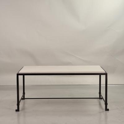  Design Fr res Small Diagramme Dark Bronze and Limestone Coffee Table by Design Fr res