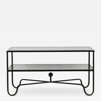  Design Fr res Smoked Glass Entretoise 2 Tier Cocktail Table by Design Fr res