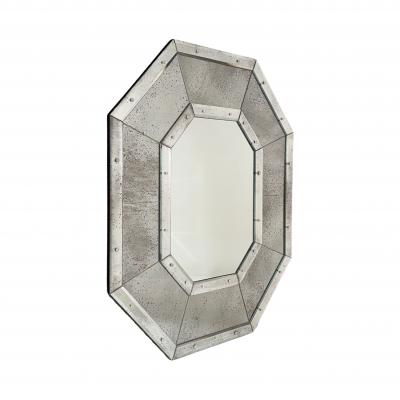  Design Fr res Tall Octogone Beveled Mirror by Design Fr res