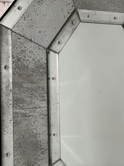  Design Fr res Tall Octogone Beveled Mirror by Design Fr res