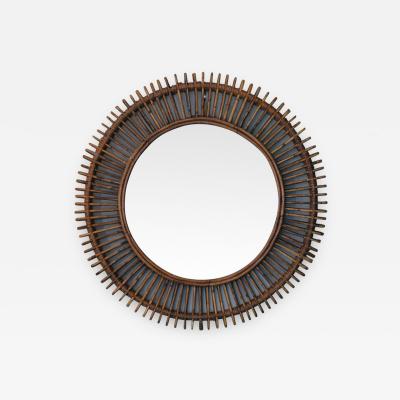  Design Fr res The Oculus Round Rattan Mirror