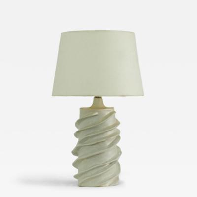  Design Fr res White Strates Ceramic Lamp by Design Fr res