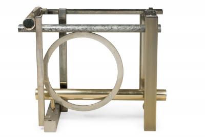  Design Institute America DIA DIA Mid Century American Modern Chrome Brass Dining Table Frame