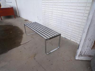  Design Institute America DIA DIA Slat Chrome Bench