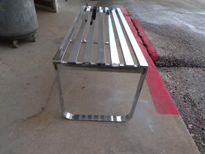 Design Institute America DIA DIA Slat Chrome Bench