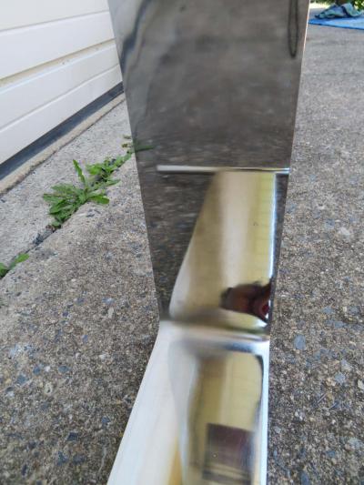  Design Institute America Fantastic DIA Chrome Glass Cigarette Side Table Mid Century Modern