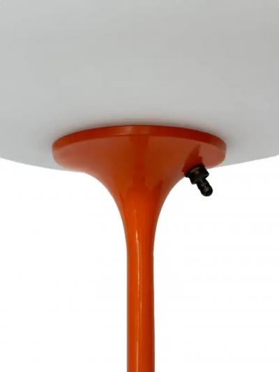  Design Line Stemlite Floor Lamp by Designline in Orange with White Frosted Glass Shade 2