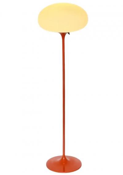 Design Line Stemlite Floor Lamp by Designline in Orange with White Frosted Glass Shade 2