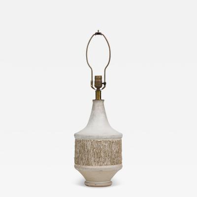  Design Technics Design Technics Ceramic Heavy Texture Beige Chalk Glazed Table Lamp