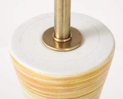  Design Technics Design Technics Striated Ceramic Lamps