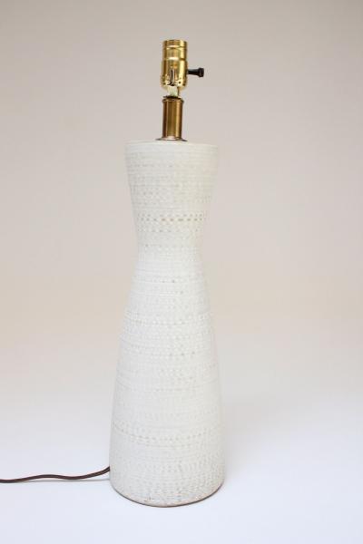  Design Technics Vintage Textured Ceramic Table Lamp by Lee Rosen for Design Technics
