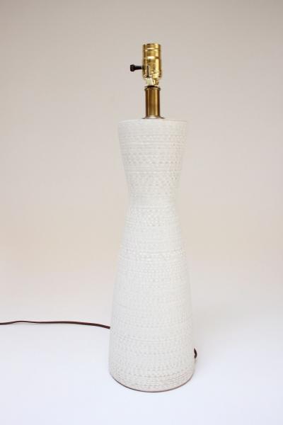 Design Technics Vintage Textured Ceramic Table Lamp by Lee Rosen for Design Technics