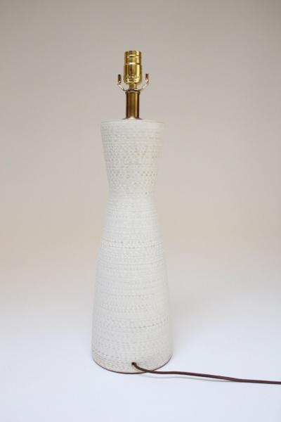  Design Technics Vintage Textured Ceramic Table Lamp by Lee Rosen for Design Technics