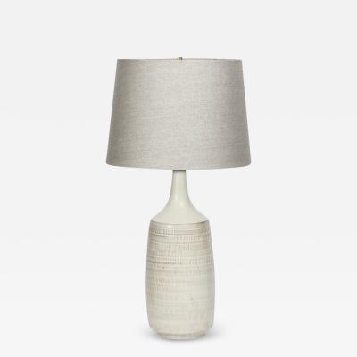  Design Techniques Mid Century Modern Dove Gray Ceramic Table Lamp by Design Techniques
