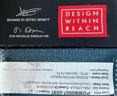  Design Within Reach Design Within Reach Raleigh Sectional Sofa Designed by J Bernett and N Dodziuk