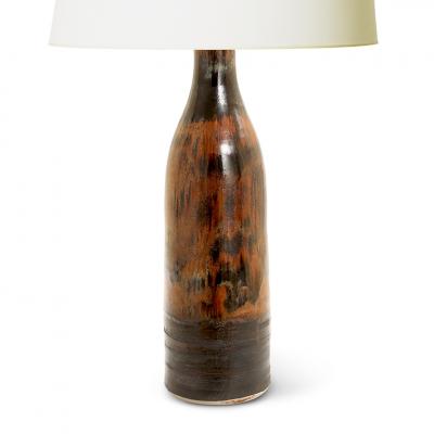  Designhuset Tall Table Lamp in Black and Copper Luster by Kent Eriksson for DesignHuset