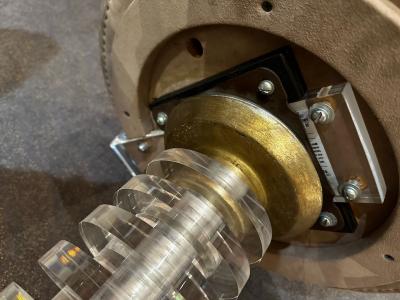  Designs for Leisure Ltd Vintage Bar Stools Lucite and Brass Art Deco Mid Century Style