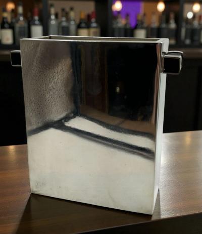  Desnet Ren Nauny Desny Rare Art Deco Silver Vase by Desny Paris