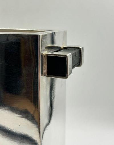  Desnet Ren Nauny Desny Rare Art Deco Silver Vase by Desny Paris