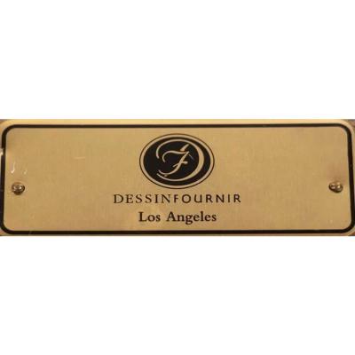  Dessin Fournir Companies Dessin Fournir Blaire Zebrawood Giltwood Side Table 4008