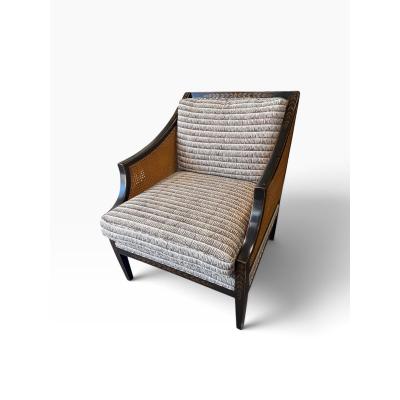  Dessin Fournir Companies Dessin Fournir Chinoiserie Decorated Double Cane Directoire Club Chair