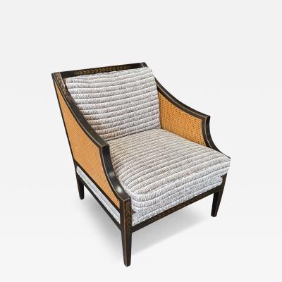  Dessin Fournir Companies Dessin Fournir Chinoiserie Decorated Double Cane Directoire Club Chair