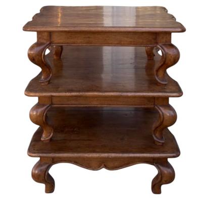  Dessin Fournir Companies Dessin Fournir Italian Walnut Three Step Side Table