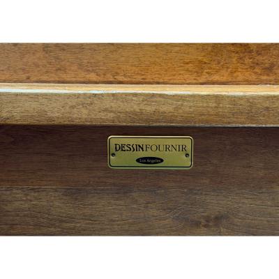  Dessin Fournir Companies Dessin Fournir Italian Walnut Three Step Side Table