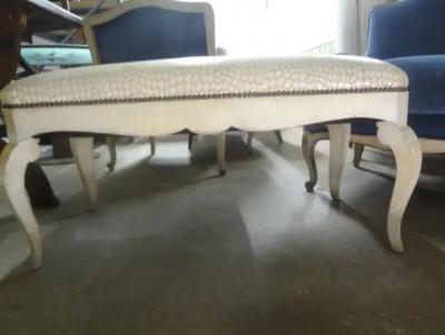  Dessin Fournir Companies Dessin Fournir Louis XV Style Painted Bench