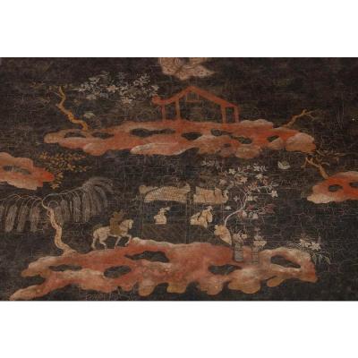  Dessin Fournir Companies Dessin Fournir Regency Style Black Chinoiserie Cocktail Table