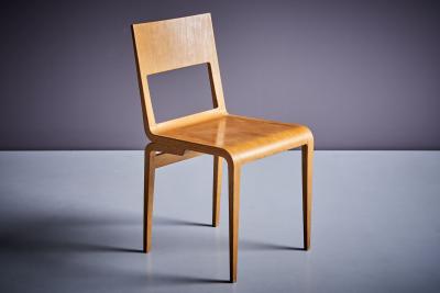  Deutsche Werkst tten Hellerau Set of 10 Erich Menzel Dining Chairs Model 50642 for Hellerau Germany