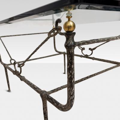  Diego Giacometti 1960s Italian Giacometti Style Coffee Table