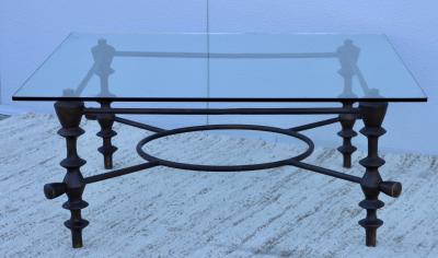  Diego Giacometti Diego Giacometti Style Large Coffee Table