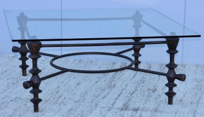 Diego Giacometti Diego Giacometti Style Large Coffee Table