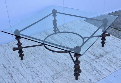 Diego Giacometti Diego Giacometti Style Large Coffee Table