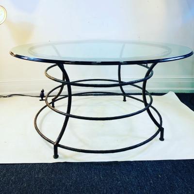  Diego Giacometti MONUMENTAL GIACOMETTI STYLE BRUTALIST BRONZE OWL AND BIRD DINING TABLE